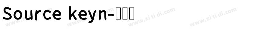 Source keyn字体转换